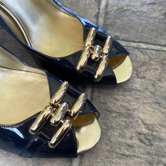 Ann Taylor Chunky Heels Genuine Leather - Picture 2 of 7